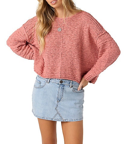 O'Neill Brayton Long Sleeve Knit Striped Slub Sweater