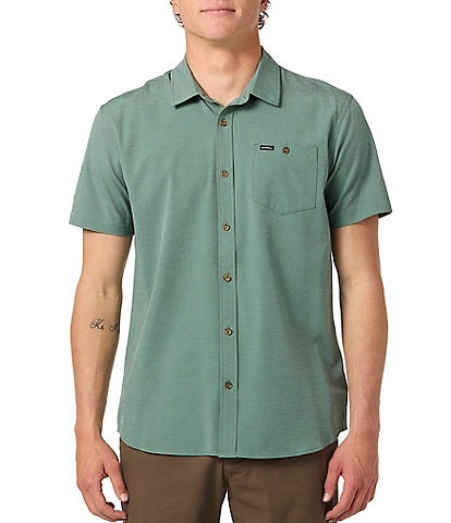 O'Neill Checked Hybrid Standard Fit Short Sleeve Woven Shirt