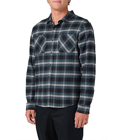 O'Neill Coastline Plaid Long Sleeve Brushed Flannel Shirt