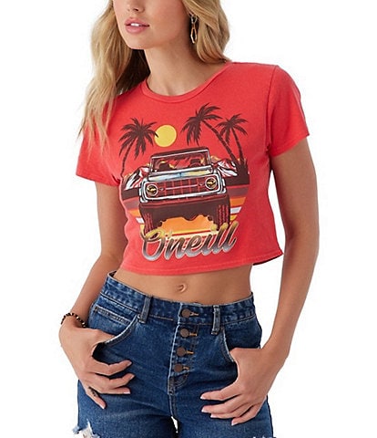O'Neill Drive Wild Cropped Graphic T-Shirt