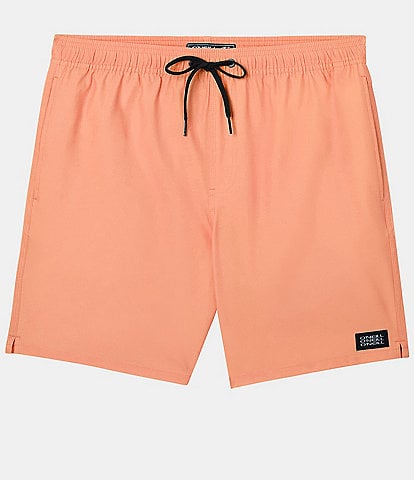 O'Neill Hermosa Elastic Waist 17#double; Outseam Stretch Volley Shorts