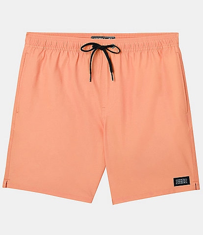 O'Neill Hermosa Elastic Waist 17#double; Outseam Stretch Volley Shorts