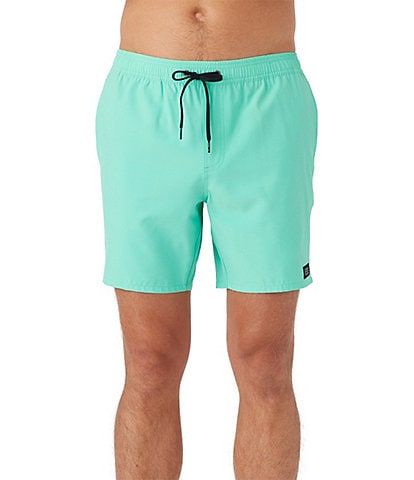 O'Neill Lennox Hermosa Solid 17#double; Outseam Volley Shorts