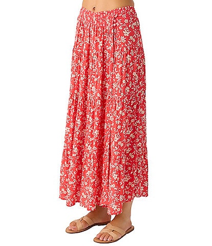 O'Neill Luciana Floral Printed Midi Skirt