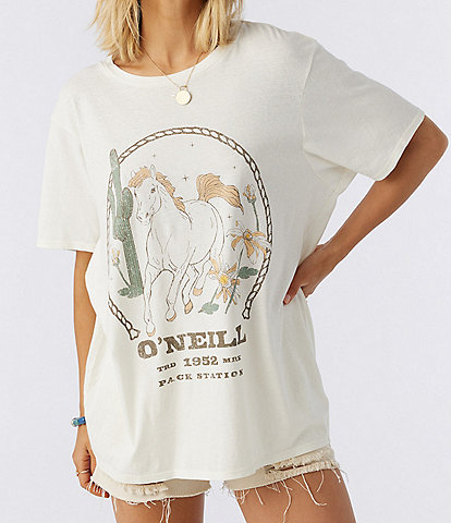 O'Neill Pack Station Boyfriend Graphic T-Shirt