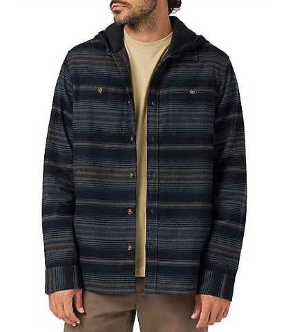 O'Neill Printed Hooded Brushed Flannel Jacket