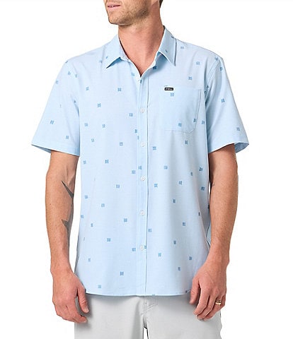 O'Neill Printed Short Sleeve Slub Woven Shirt