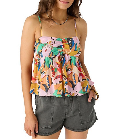 O'Neill Reeta Gabana Tropical Floral Printed Top