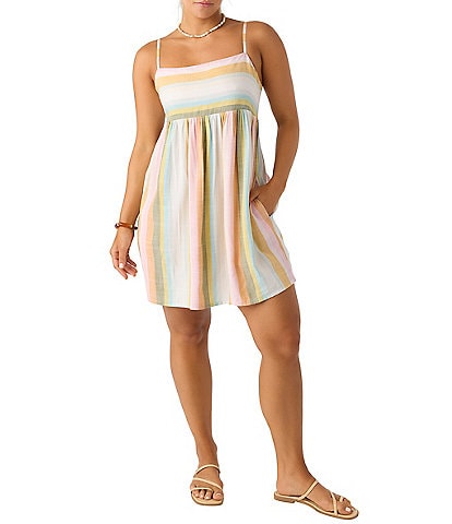 O'Neill Saskia Striped Woven Dress