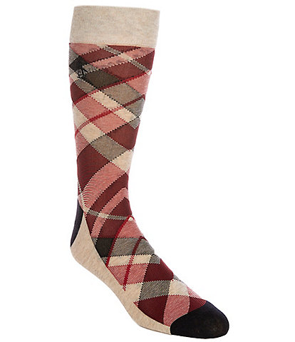 Original Penguin Edwards Plaid Crew Socks