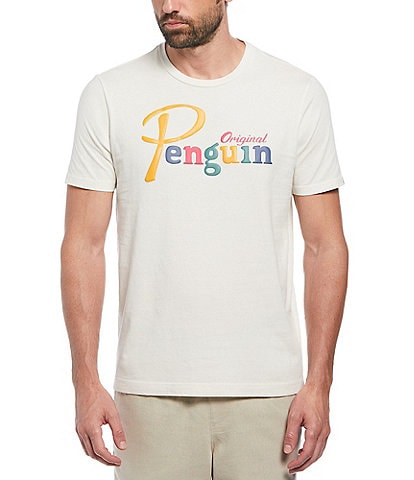 Original Penguin Multi-Color Logo Short Sleeve T-Shirt