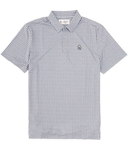 Original Penguin Pete Print Short Sleeve Golf Polo Shirt