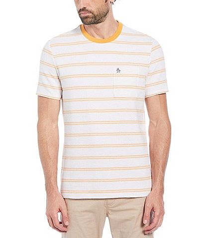 Original Penguin Seersucker Stripe Short Sleeve T-Shirt
