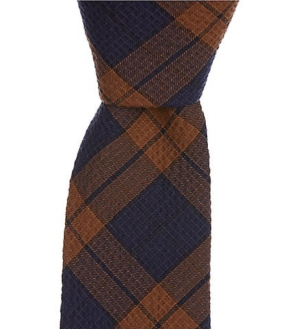 Original Penguin Thorp 2 1/4" Plaid Cotton Blend Tie