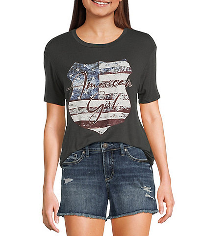 Originality American Girl Short Sleeve T-Shirt