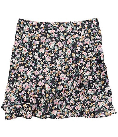 Originality Big Girls 7-16 Floral Ruffle Skirt