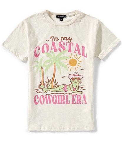 Originality Big Girls 7-16 Short-Sleeve Coastal Cowgirl Era T-Shirt