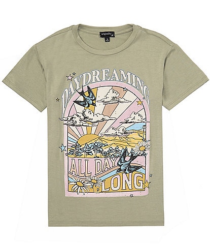 Originality Big Girls 7-16 Short Sleeve Daydreaming OS T-Shirt