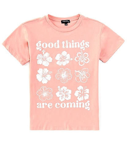 Originality Big Girls 7-16 Short Sleeve Good Things Are Coming Graphic T-Shirt