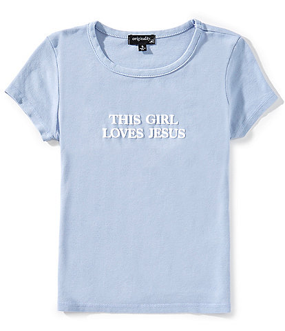 Originality Big Girls 7-16 This Girl Loves Jesus Baby T-Shirt