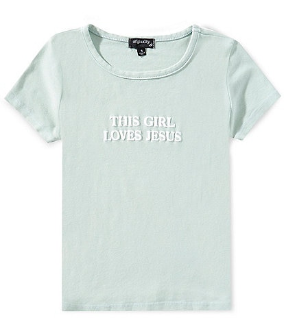 Originality Big Girls 7-16 This Girl Loves Jesus Baby T-Shirt