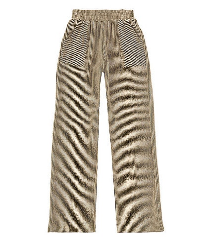 Originality Big Girls 7-16 Urban Textured Rib-Knit Pants