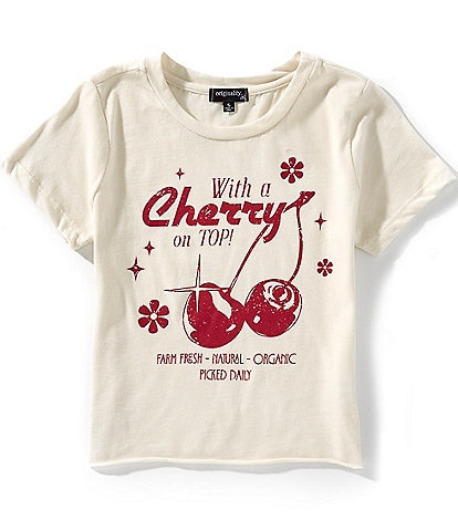 Originality Big Girls Short-Sleeve With A Cherry On Top T-Shirt