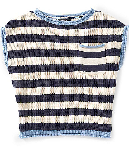 Originality Big Girls Striped Muscle Sweater