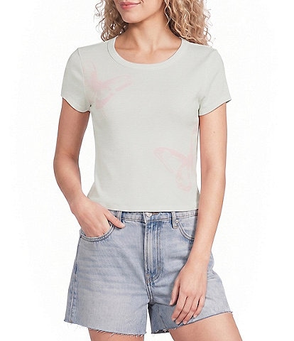 Originality Butterfly Short Sleeve Baby Tee