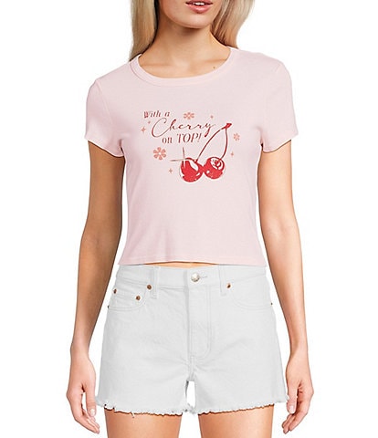 Originality Cherry On Top Short Sleeve Baby T-Shirt