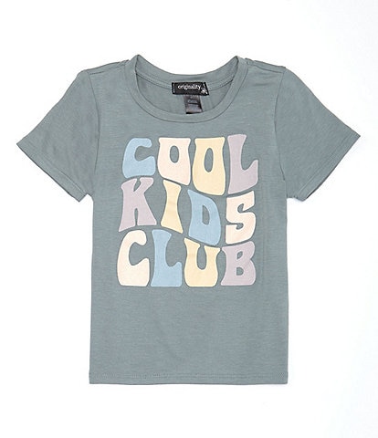 Originality Little Girls 2T-6X Short Sleeve Cool Kids Club T-Shirt
