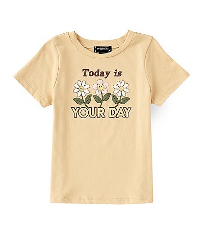 Originality Little Girls 2T-6X Short-Sleeve Today Is Your Day T-Shirt