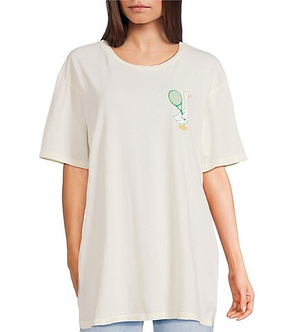 Originality Oversized Short Sleeve Silly Goose Graphic Tee