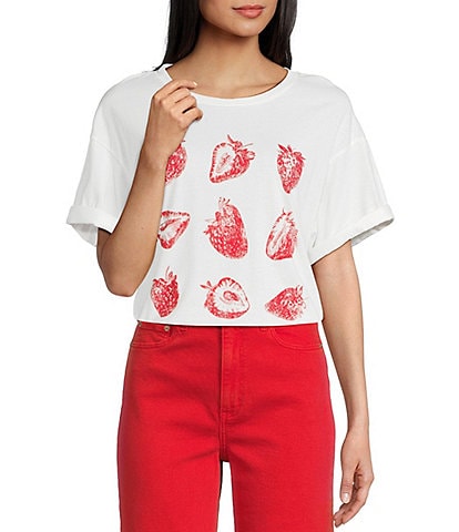 Originality Short Sleeve Strawberry Dreams T-Shirt