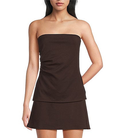 Originality Strapless Side Cinch Top