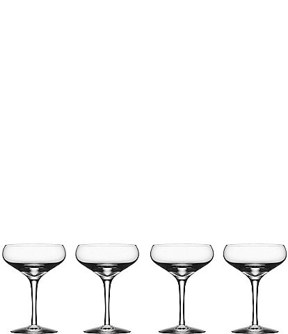 Orrefors Crystal More Coupe, Set Of 4