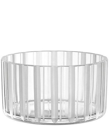 Orrefors Cut In Number Small Stripe Bowl