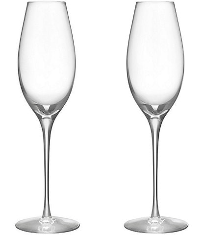 Orrefors Difference Sparkling Wine Glass, Set of 2