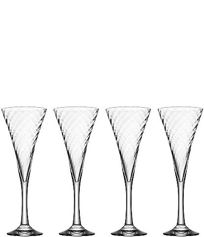 Orrefors Helena Champagne Glasses, Set of 4