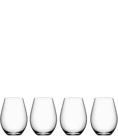 Orrefors More Stemless Wine Glass, Set of 4