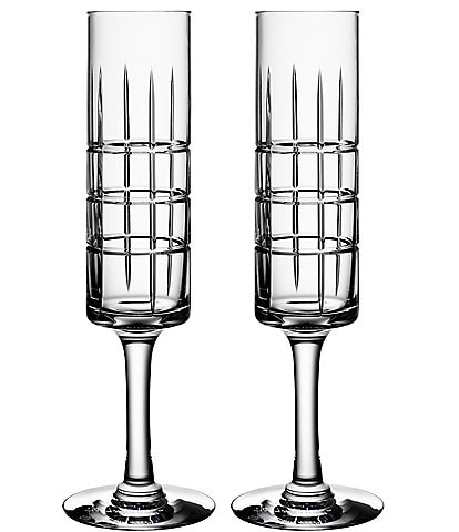 Orrefors Street Champagne Glass, Set of 2