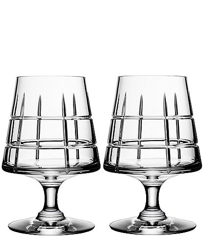 Orrefors Street Crystal Cognac Glass, Set of 2