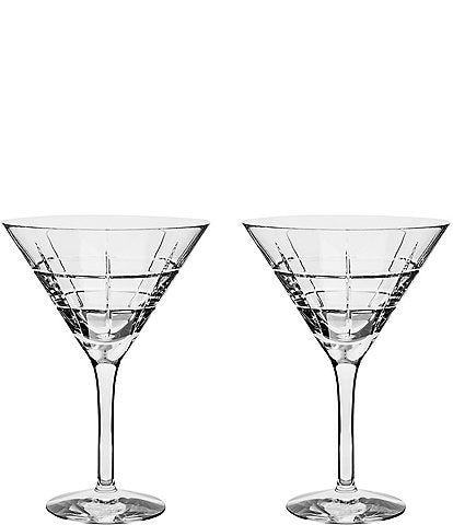 Orrefors Street Martini Glass, Set of 2