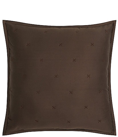 Oscar/Oliver Grid Square Quilted Decorative Pillow