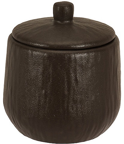 Oscar/Oliver Stefano Collection Stoneware Cotton Storage Jar with Lid