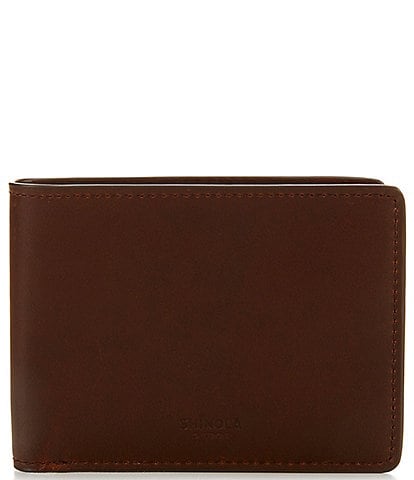 Other Brands Slim Bifold Leather Navigator Wallet