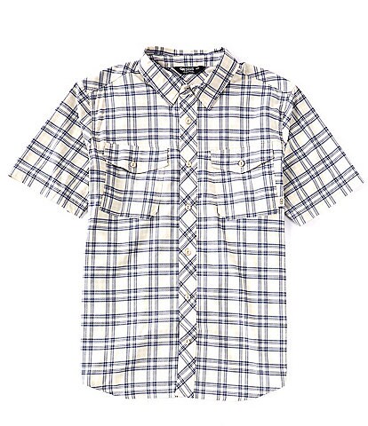 Outdoor Research Wanderer Plaid Performance Stretch Short Sleeve Shirt