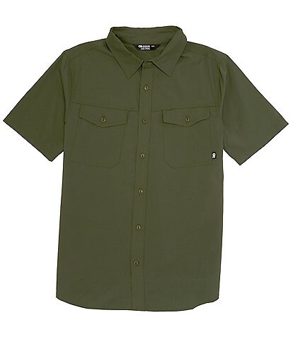 Outdoor Research Wanderer Solid Performance Stretch Short Sleeve Woven Shirt