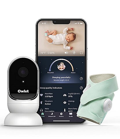 Owlet Dream Duo Dream Sock & Camera Complete Baby Monitor System
