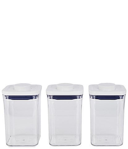 OXO 3-Piece Small Square Short POP Container Set